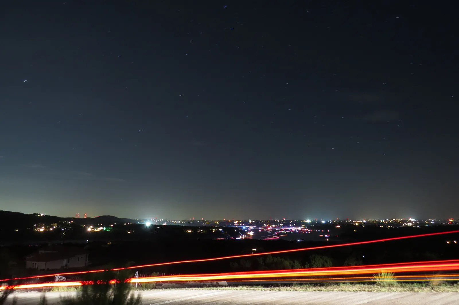 Lake Travis on the Fourth of July